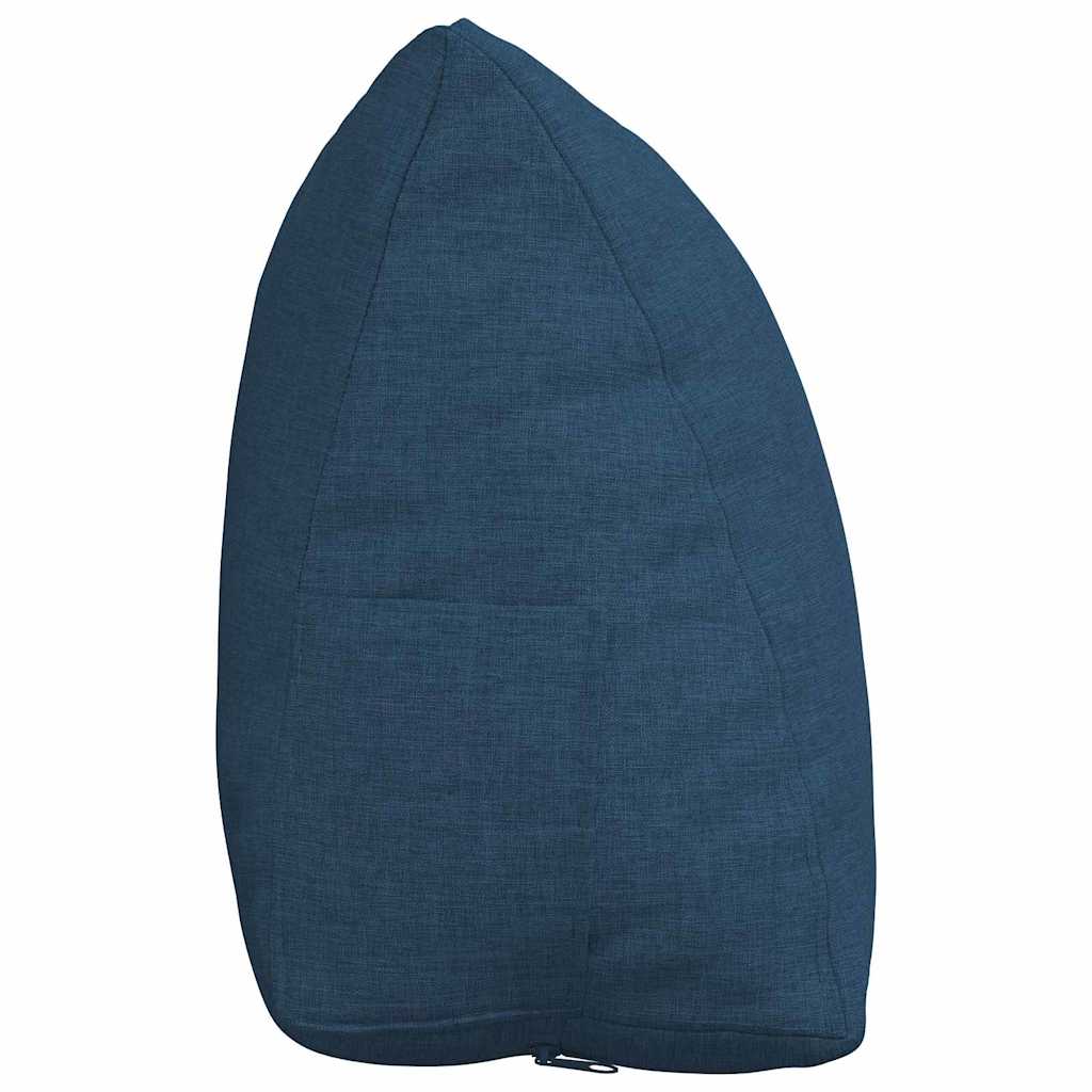 Cuscino per Schiena Blu 45 x 20 x 35 cm Tessuto