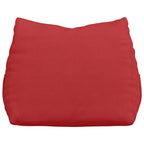 Cuscino per Schiena Rosso 45 x 20 x 35 cm Tessuto