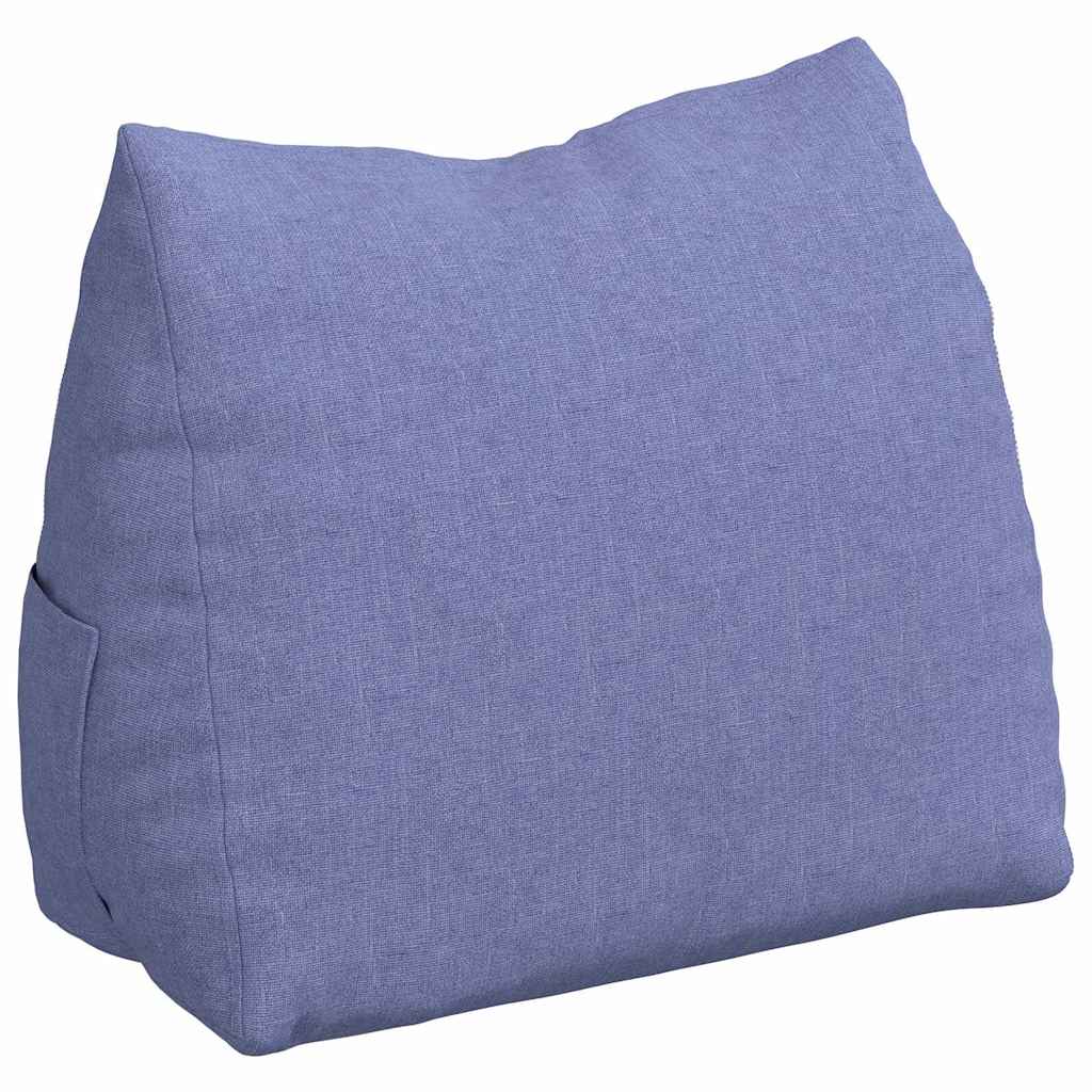 Cuscino per Schiena Blu jeans 45 x 20 x 35 cm Tessuto