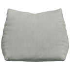 Cuscino per Schiena Grigio chiaro 45 x 20 x 35 cm