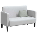 Cuscino per Schiena Grigio chiaro 45 x 20 x 35 cm