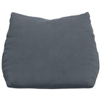 Cuscino per Schiena Grigio scuro 45 x 20 x 35 cm