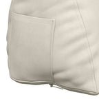 Cuscino per Schiena Crema 45 x 20 x 35 cm Tessuto in Cords