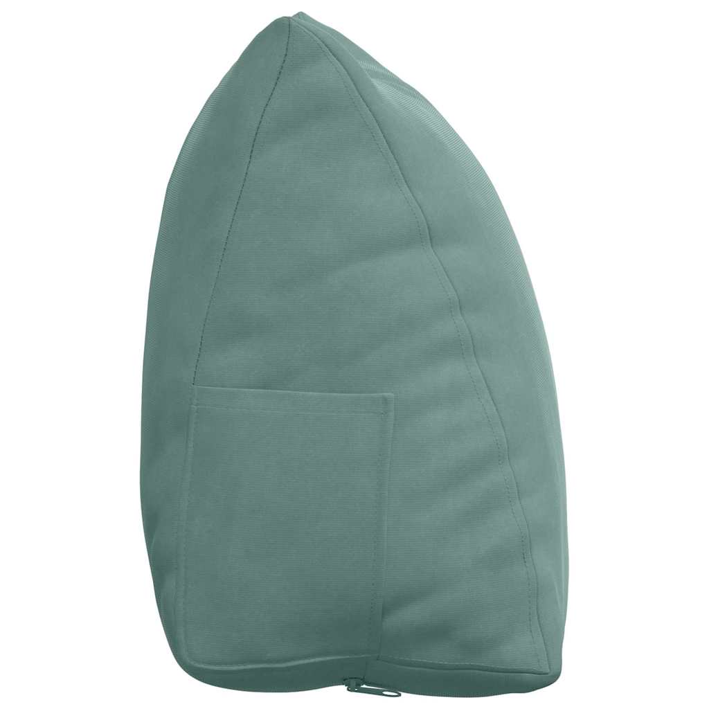 Cuscino per Schiena Verde Mare 45 x 20 x 35 cm Tessuto in Cords