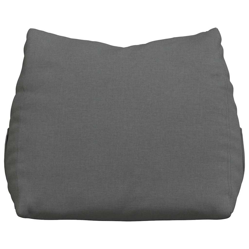 Cuscino per Schiena Grigio scuro 60 x 20 x 50 cm Tessuto