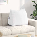 Cuscino per Schiena Bianco 60 x 20 x 50 cm Tessuto