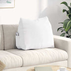 Cuscino per Schiena Bianco 60 x 20 x 50 cm Tessuto