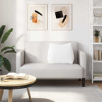 Cuscino per Schiena Bianco 60 x 20 x 50 cm Tessuto