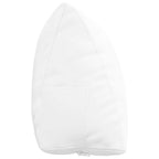 Cuscino per Schiena Bianco 60 x 20 x 50 cm Tessuto