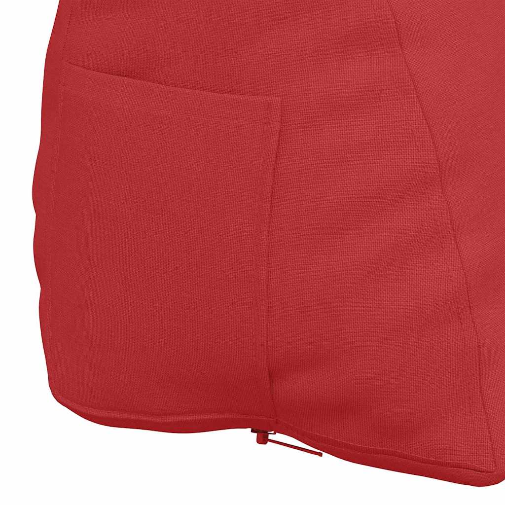 Cuscino per Schiena Rosso 60 x 20 x 50 cm Tessuto