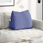 Cuscino per Schiena Blu jeans 60 x 20 x 50 cm Tessuto