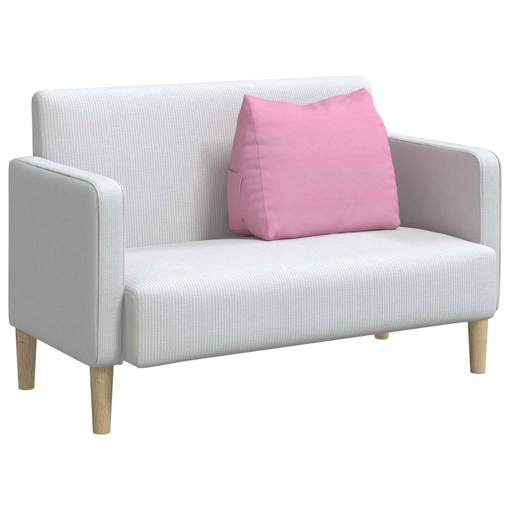 Cuscino per Schiena Rosa 60 x 20 x 50 cm Tessuto