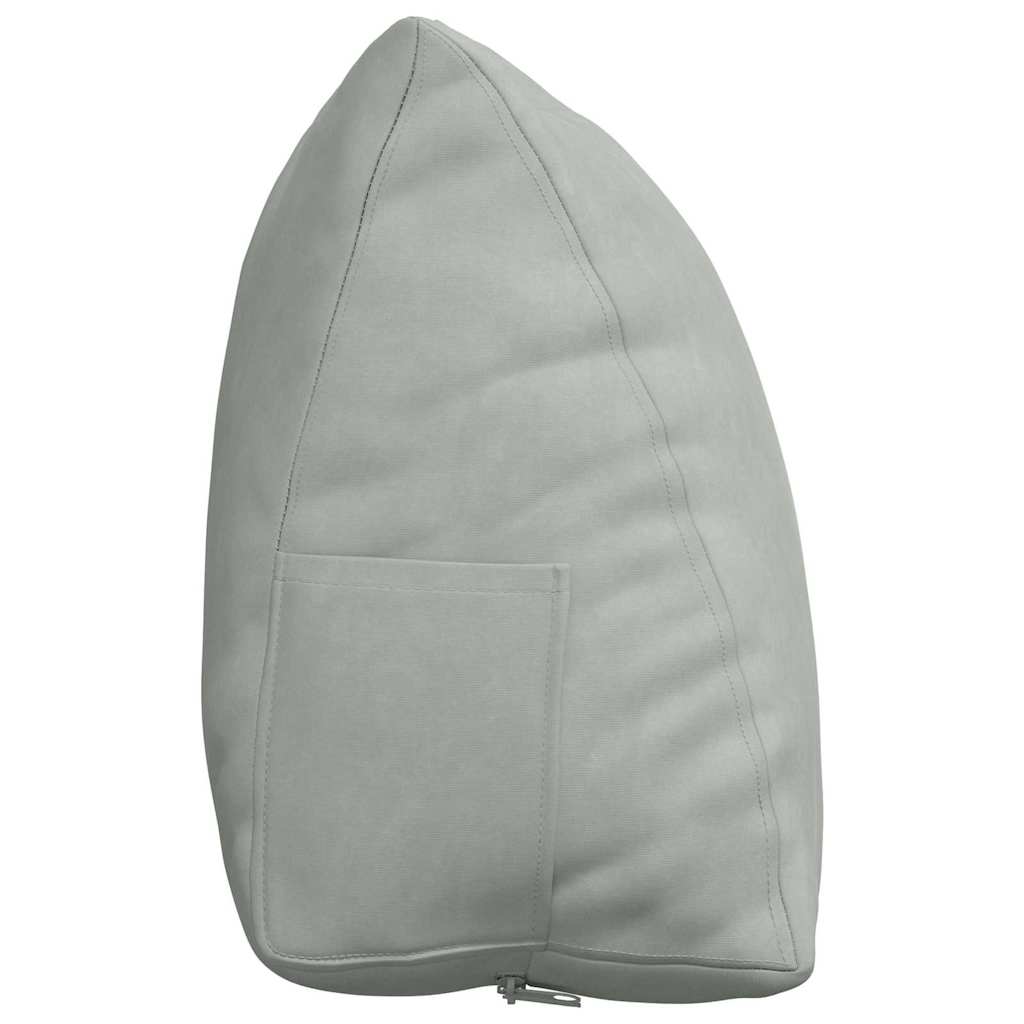 Cuscino per Schiena Grigio chiaro 60 x 20 x 50 cm