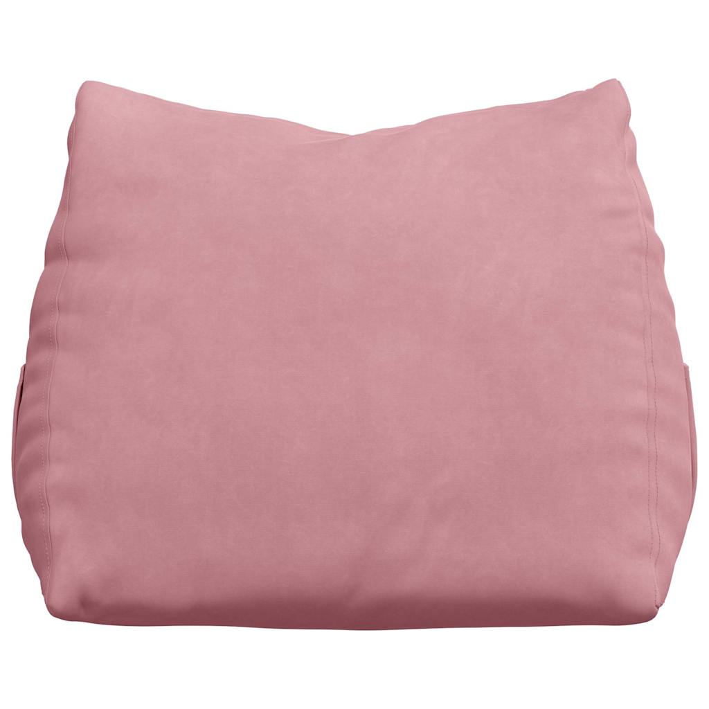 Cuscino per Schiena Rosa 60 x 20 x 50 cm Tessuto in Cords