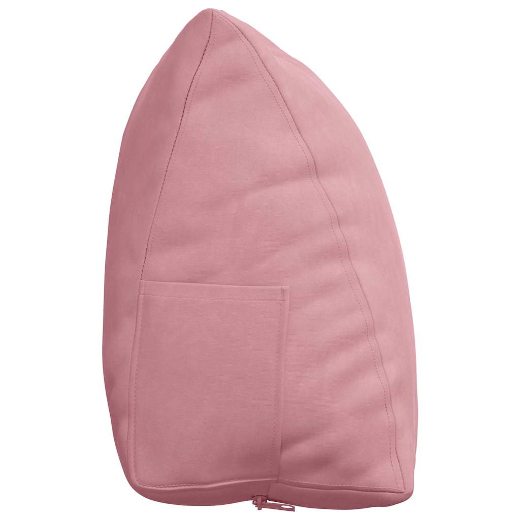 Cuscino per Schiena Rosa 60 x 20 x 50 cm Tessuto in Cords
