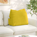 Cuscino per Schiena Giallo 60 x 20 x 50 cm Tessuto in Cords