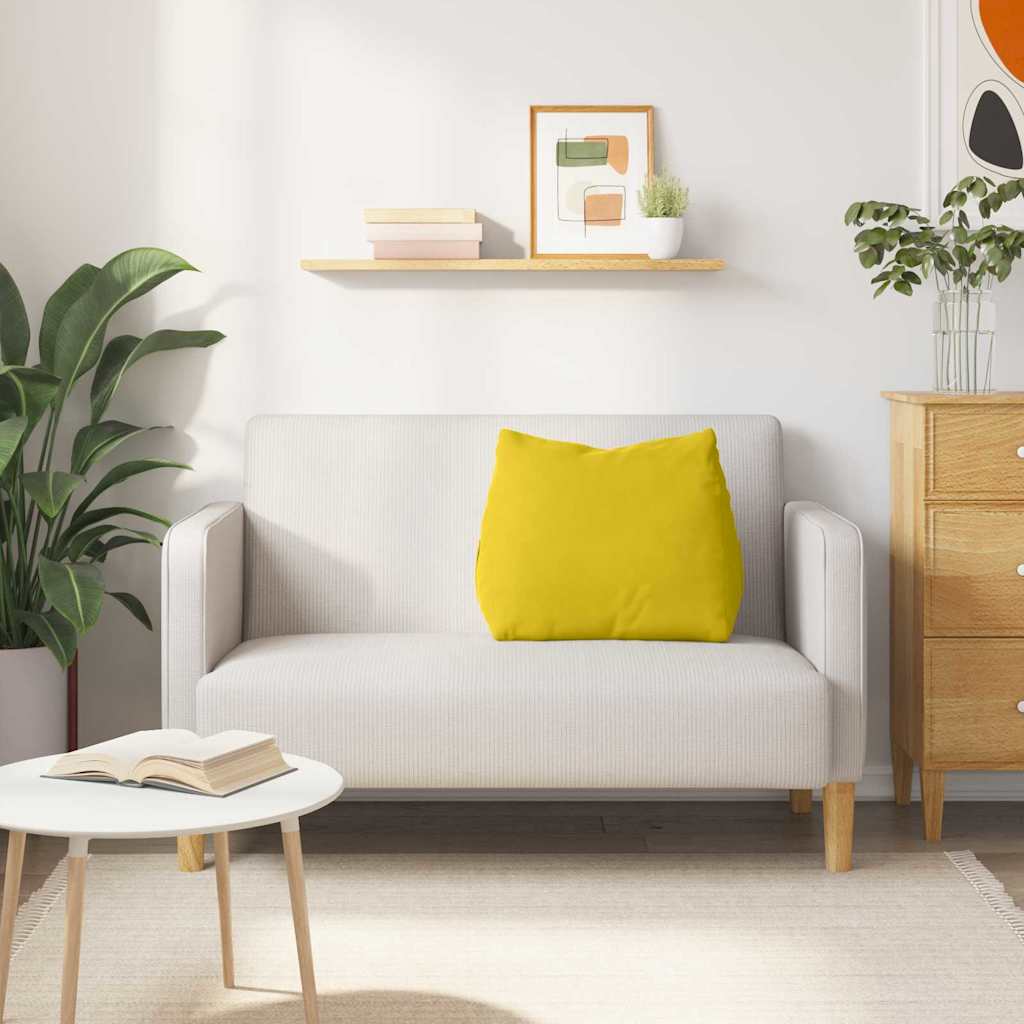 Cuscino per Schiena Giallo 60 x 20 x 50 cm Tessuto in Cords