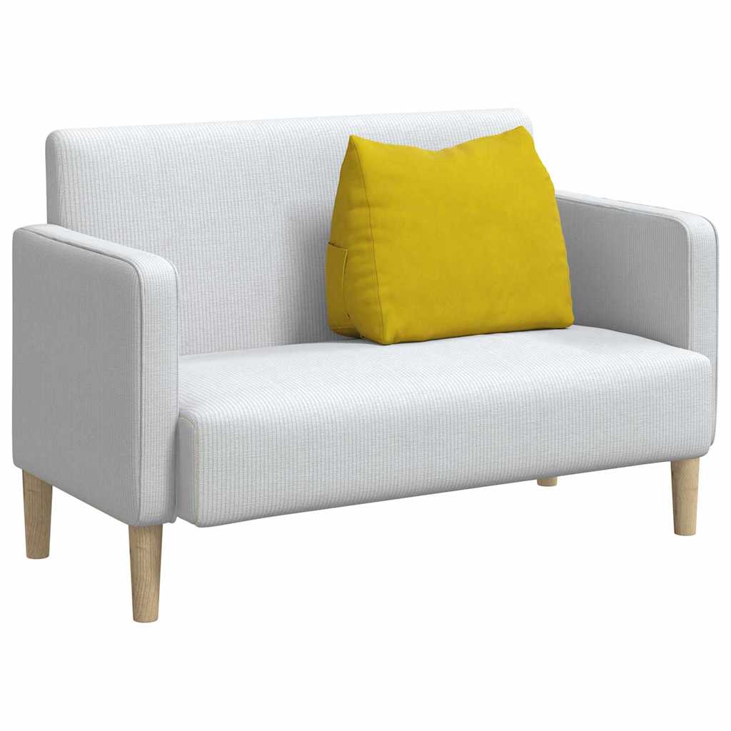 Cuscino per Schiena Giallo 60 x 20 x 50 cm Tessuto in Cords