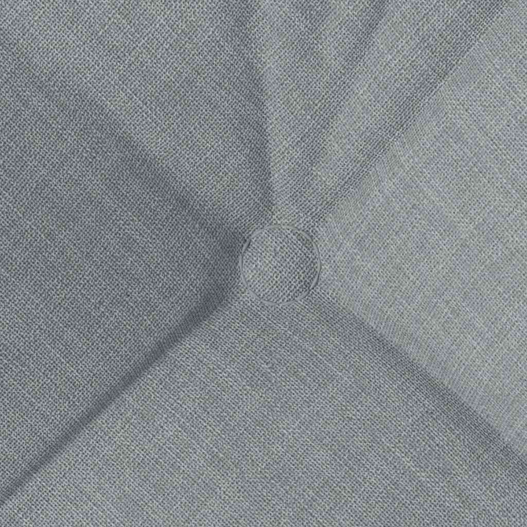 Cuscini per Seduta 4 pcs Grigio chiaro 40 x 40 x 12 cm Tessuto