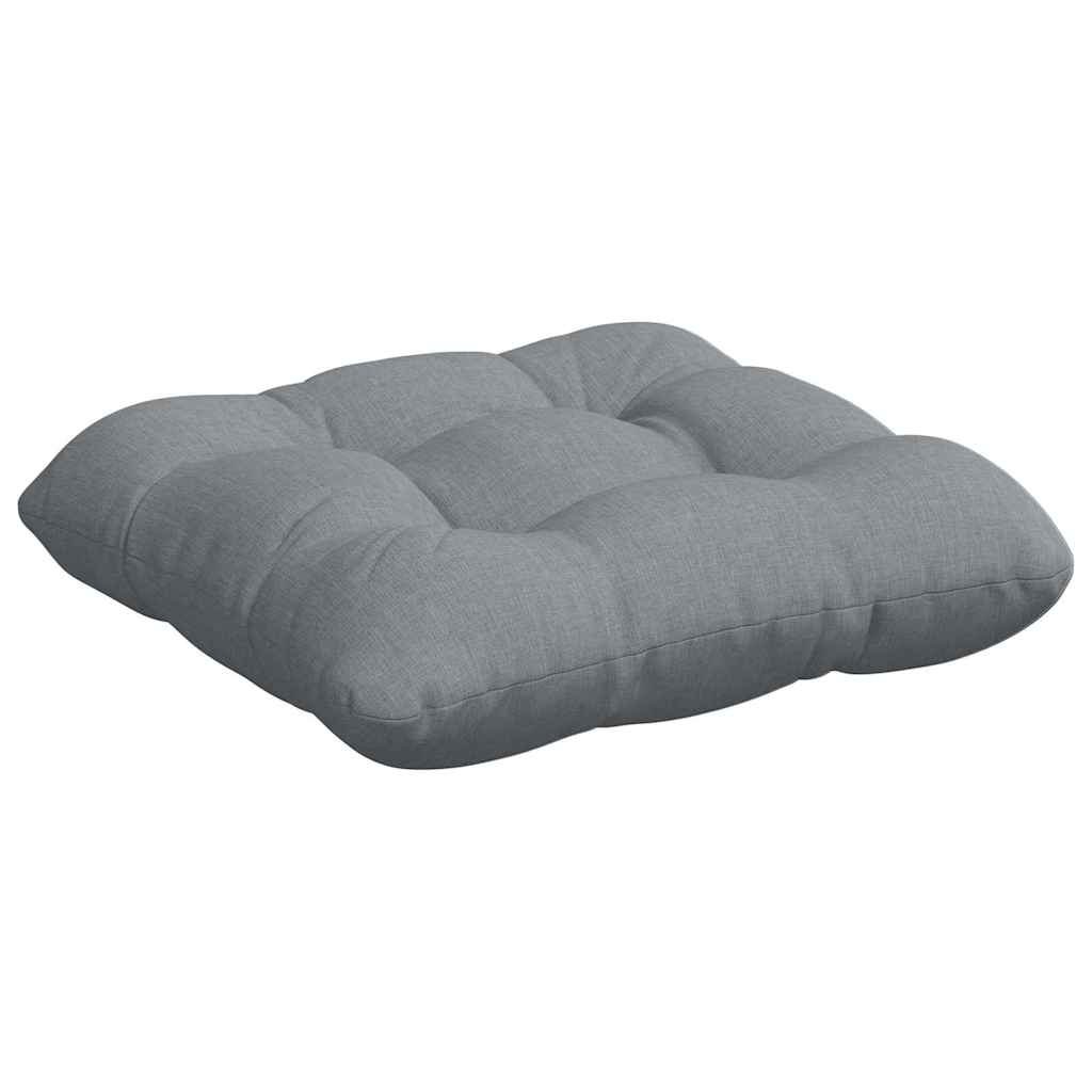 Cuscini per Seduta 4 pcs Grigio chiaro 40 x 40 x 12 cm Tessuto
