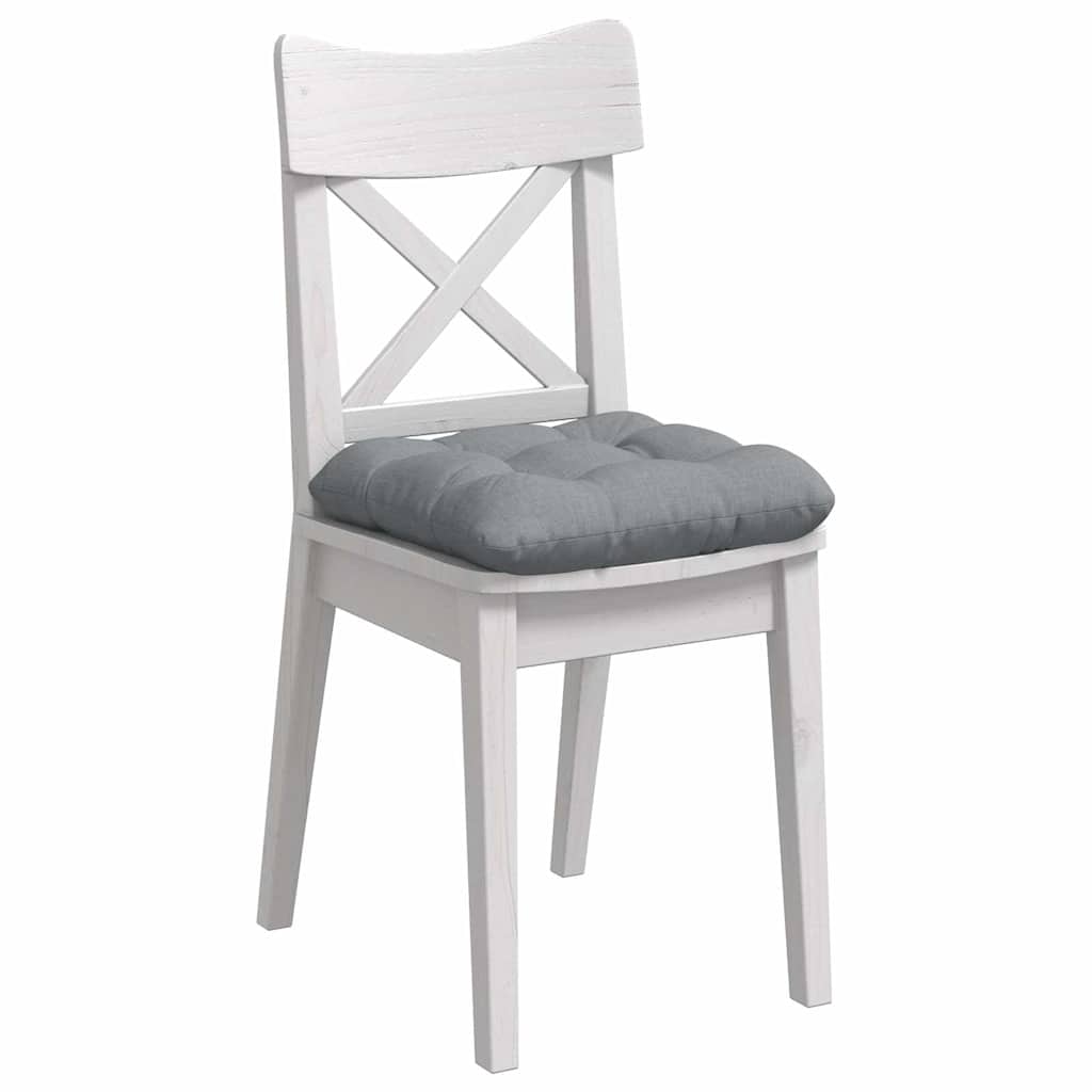 Cuscini per Seduta 4 pcs Grigio chiaro 40 x 40 x 12 cm Tessuto