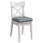Cuscini per Seduta 4 pcs Grigio chiaro 40 x 40 x 12 cm Tessuto