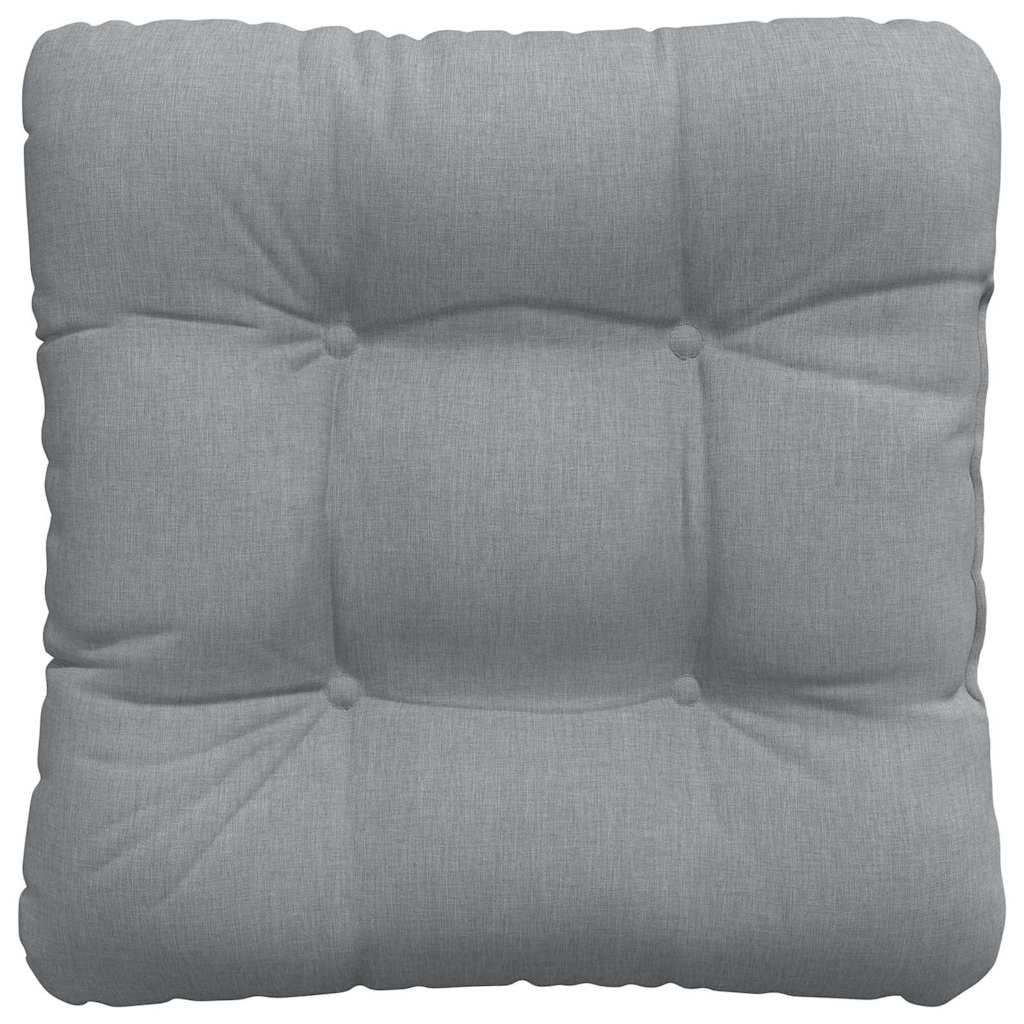 Cuscini per Seduta 4 pcs Grigio chiaro 40 x 40 x 12 cm Tessuto