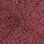 Cuscini per Seduta 4 pcs Rosso Vino 40 x 40 x 12 cm Tessuto