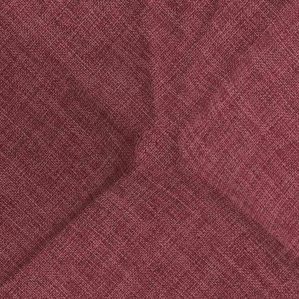 Cuscini per Seduta 4 pcs Rosso Vino 40 x 40 x 12 cm Tessuto