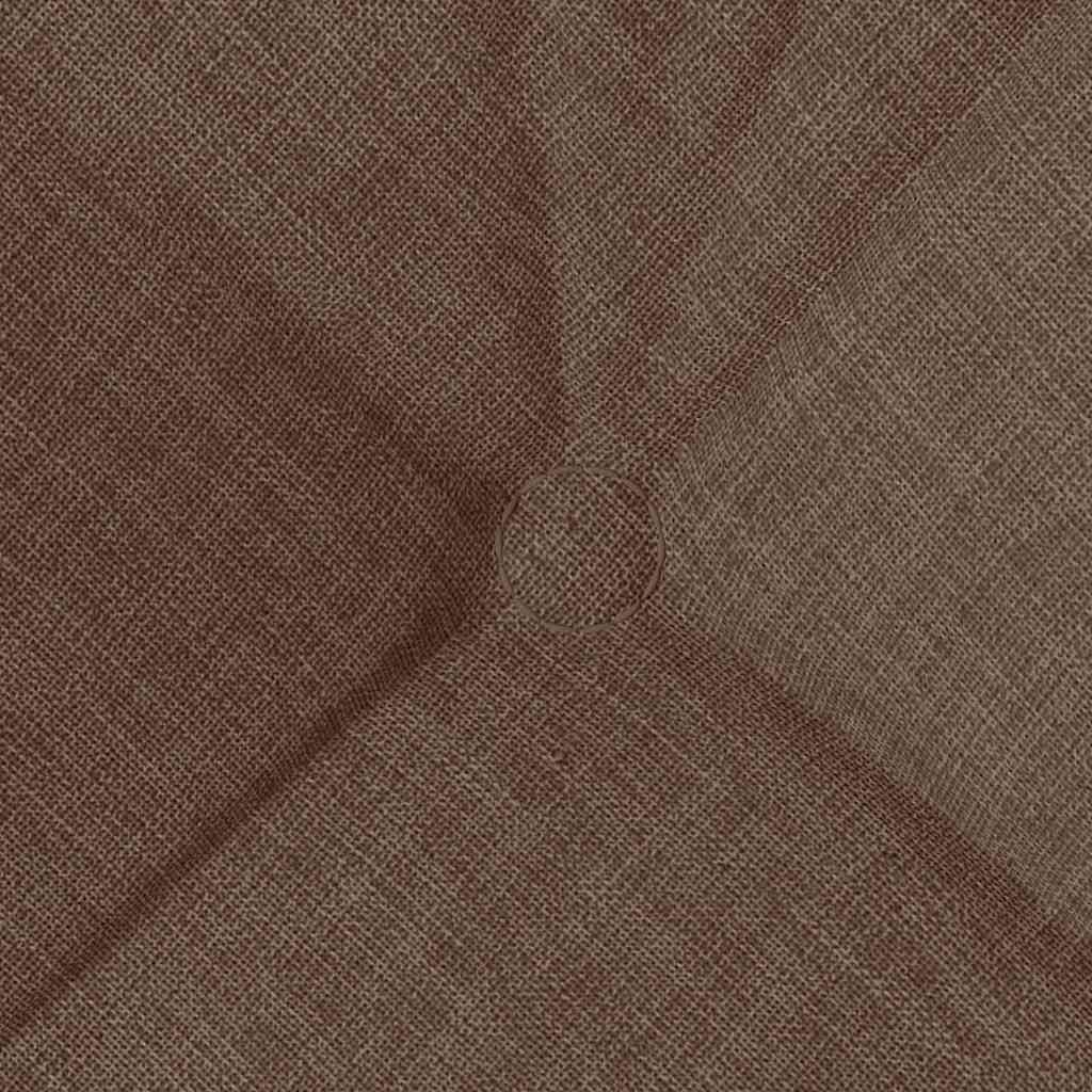 Cuscini per Seduta 4 pcs Marrone 40 x 40 x 12 cm Tessuto