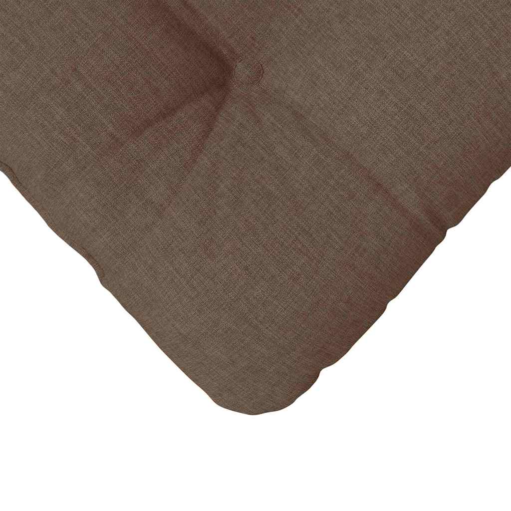 Cuscini per Seduta 4 pcs Marrone 40 x 40 x 12 cm Tessuto