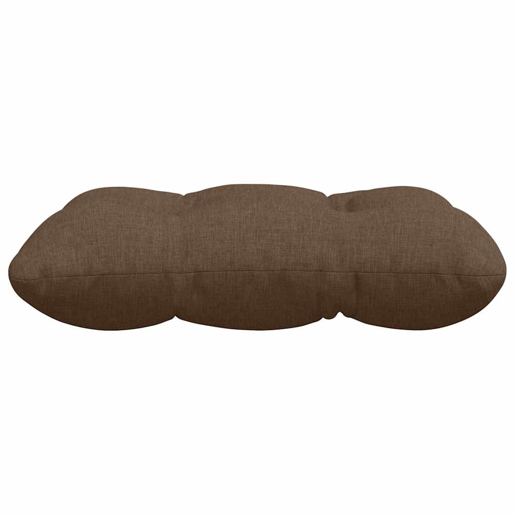 Cuscini per Seduta 4 pcs Marrone 40 x 40 x 12 cm Tessuto
