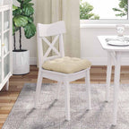 Cuscini per Seduta 4 pcs Crema 40 x 40 x 12 cm Tessuto