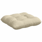 Cuscini per Seduta 4 pcs Crema 40 x 40 x 12 cm Tessuto
