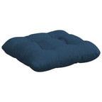 Cuscini per Seduta 4 pcs Blu 40 x 40 x 12 cm Tessuto