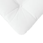 Cuscini per Seduta 4 pcs Bianco 40 x 40 x 12 cm Tessuto