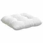 Cuscini per Seduta 4 pcs Bianco 40 x 40 x 12 cm Tessuto