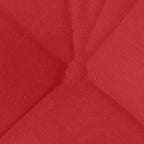 Cuscini per Seduta 4 pcs Rosso 40 x 40 x 12 cm Tessuto