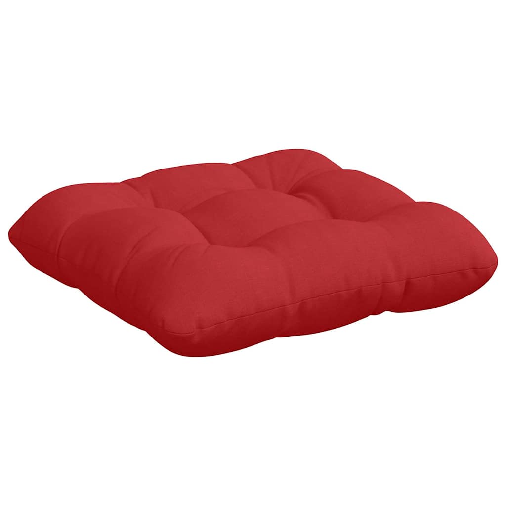 Cuscini per Seduta 4 pcs Rosso 40 x 40 x 12 cm Tessuto