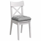 Cuscini per Seduta 4 pcs Grigio Nuvola 40 x 40 x 12 cm Tessuto