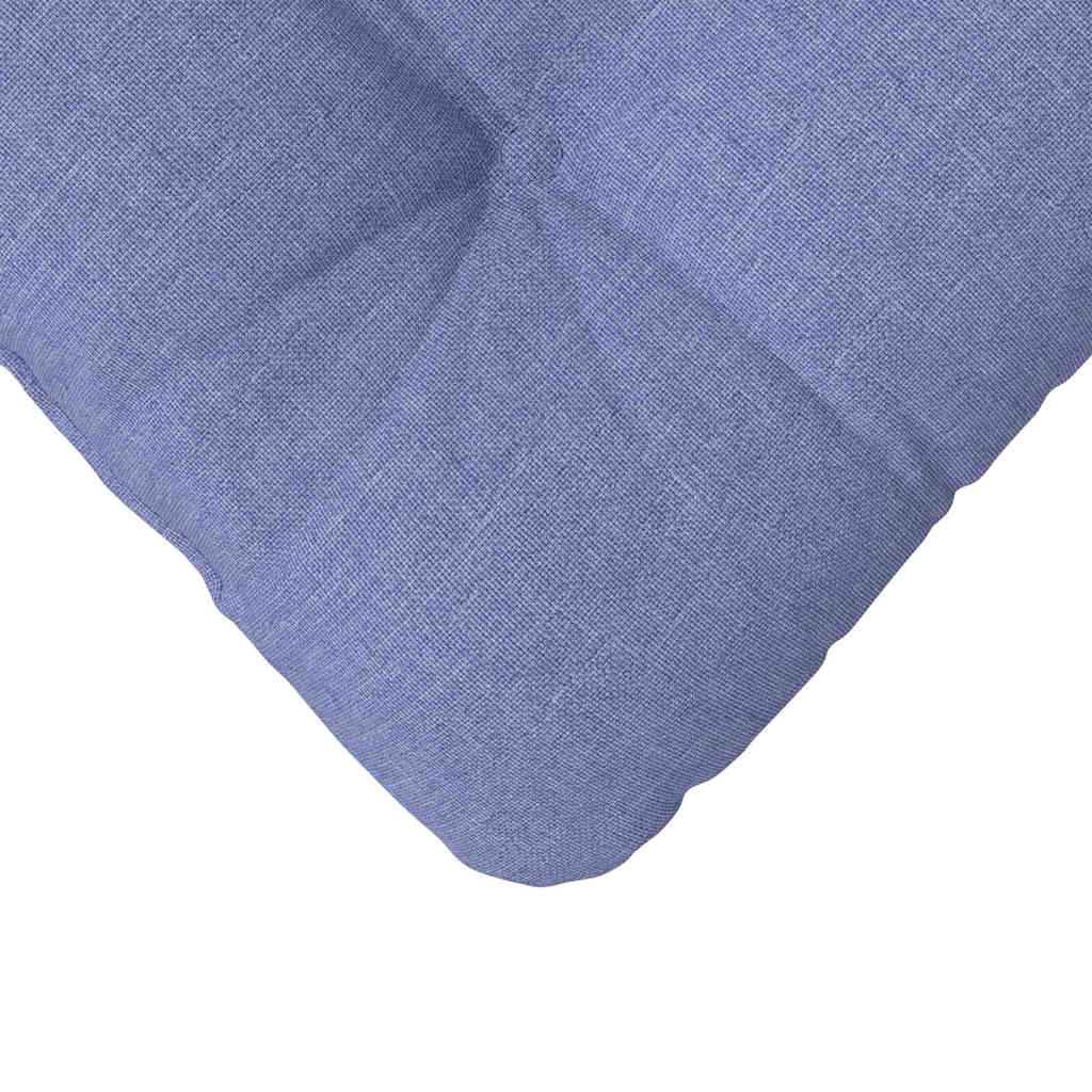 Cuscini per Seduta 4 pcs Blu jeans 40 x 40 x 12 cm Tessuto