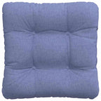 Cuscini per Seduta 4 pcs Blu jeans 40 x 40 x 12 cm Tessuto