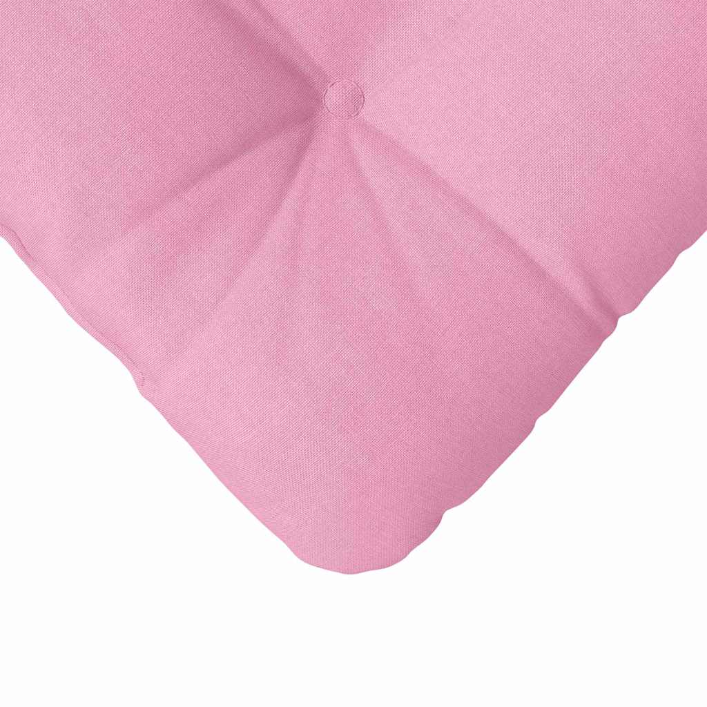 Cuscini per Seduta 4 pcs Rosa 40 x 40 x 12 cm Tessuto