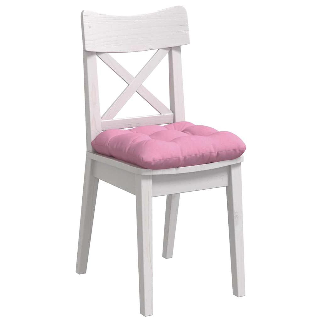 Cuscini per Seduta 4 pcs Rosa 40 x 40 x 12 cm Tessuto