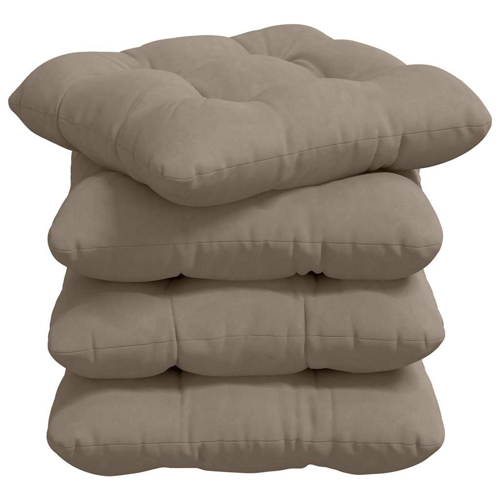 Cuscini per Seduta 4 pcs Talpa 40 x 40 cm Tessuto in Microfibra