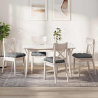 Cuscini per Seduta 4 pcs Grigio scuro 40 x 40 cm