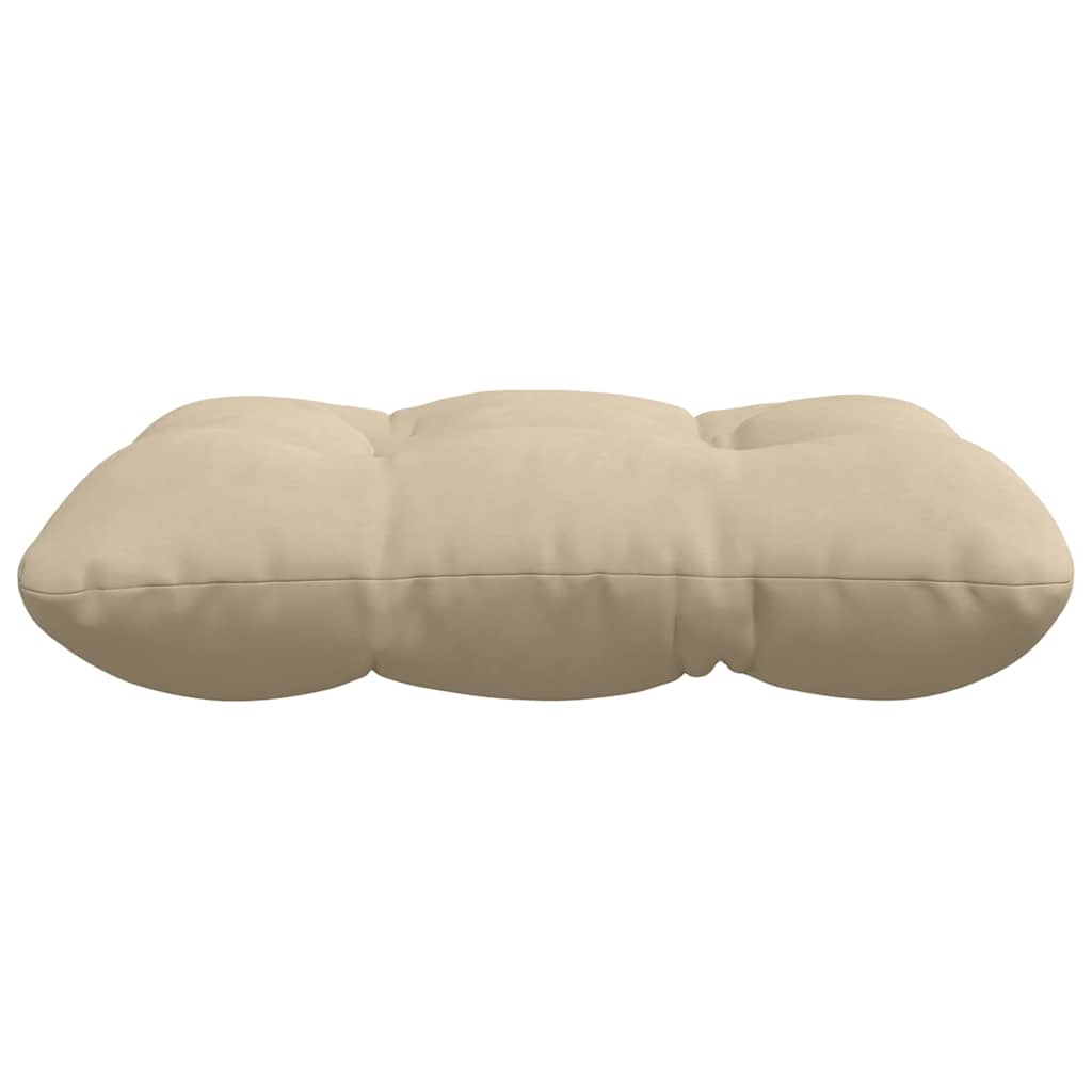 Cuscini per Seduta 4 pcs Crema 40 x 40 cm Tessuto in Microfibra