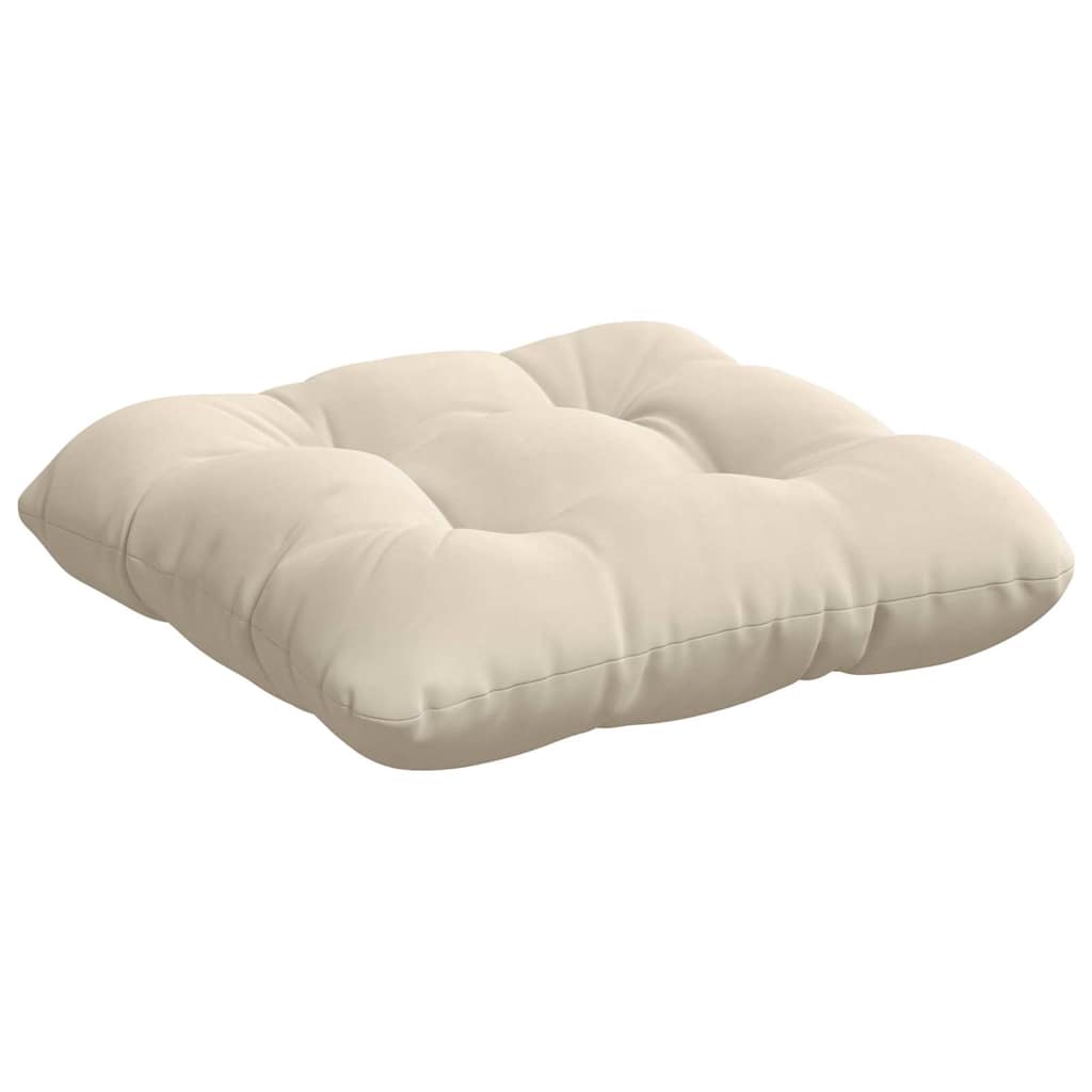 Cuscini per Seduta 4 pcs Beige 40 x 40 cm Tessuto in Microfibra