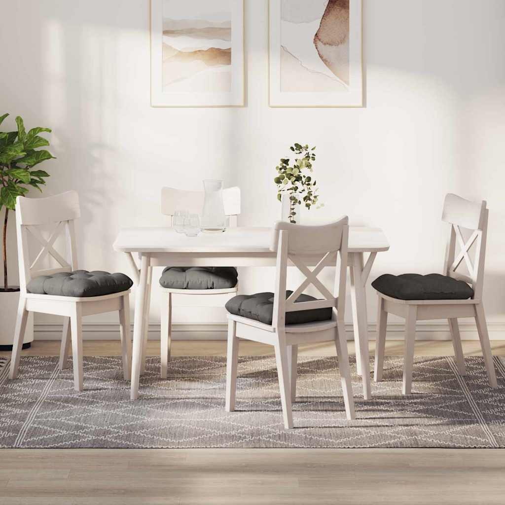 Cuscini per Seduta 4 pcs Grigio chiaro 40 x 40 cm