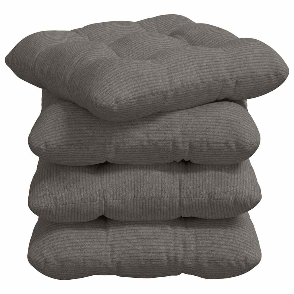 Cuscini per Seduta 4 pcs Grigio chiaro 40 x 40 cm